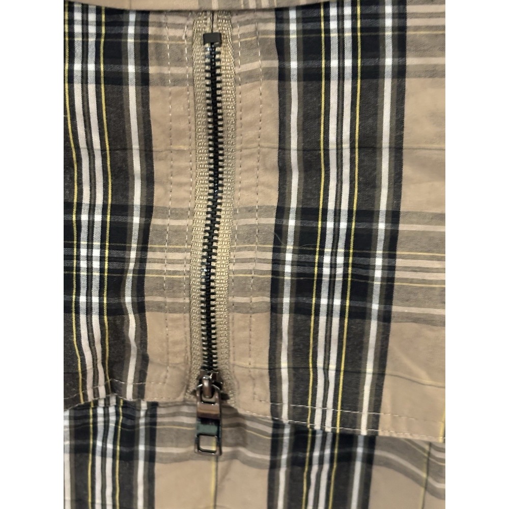 NWT Cavi Mens Western Plaid Tan Button Up Shirt Long Sleeve Size 3XL - Picture 7 of 8